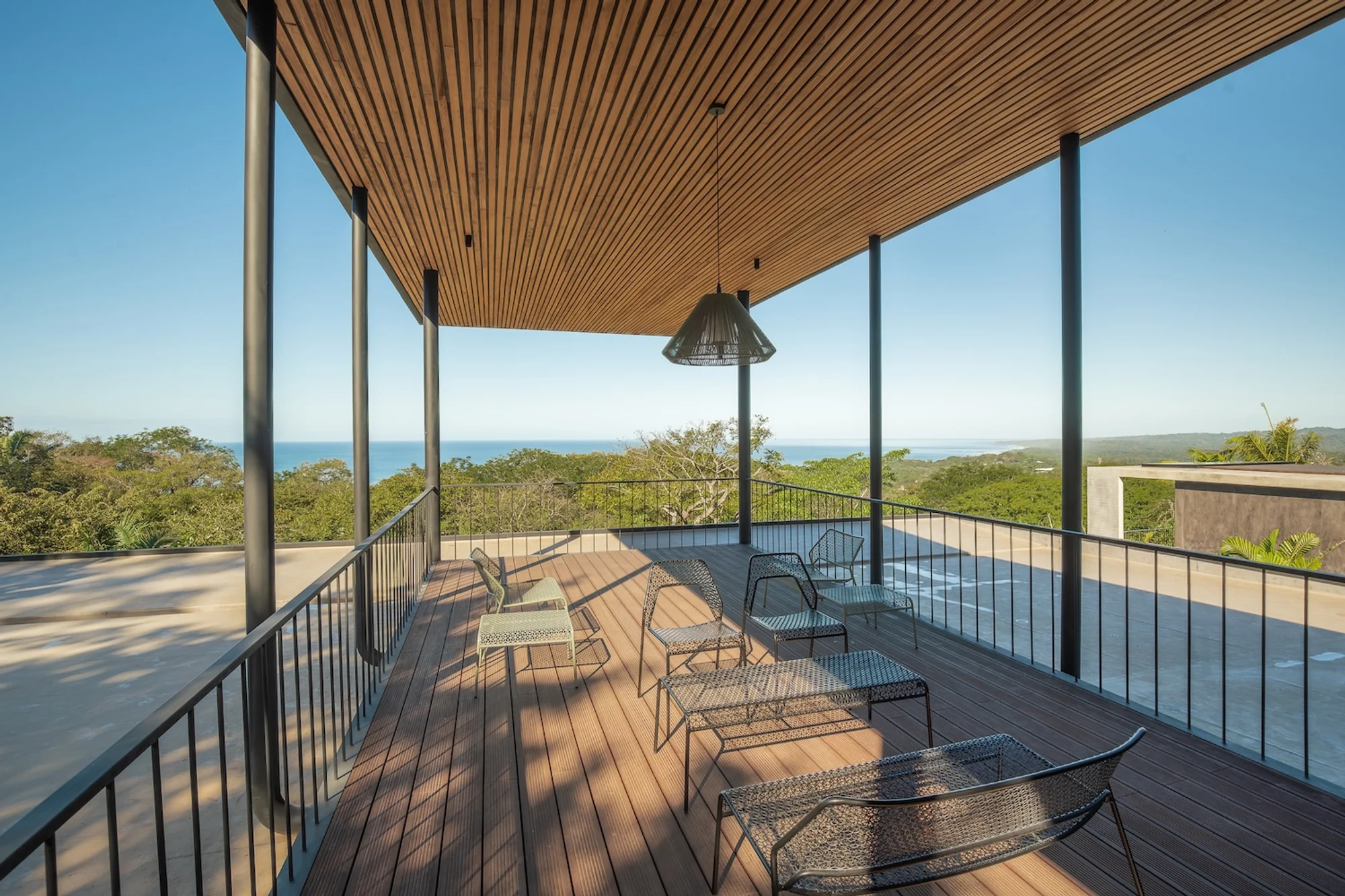 Stella Maris villa terrace with ocean view, Huacas de Nosara