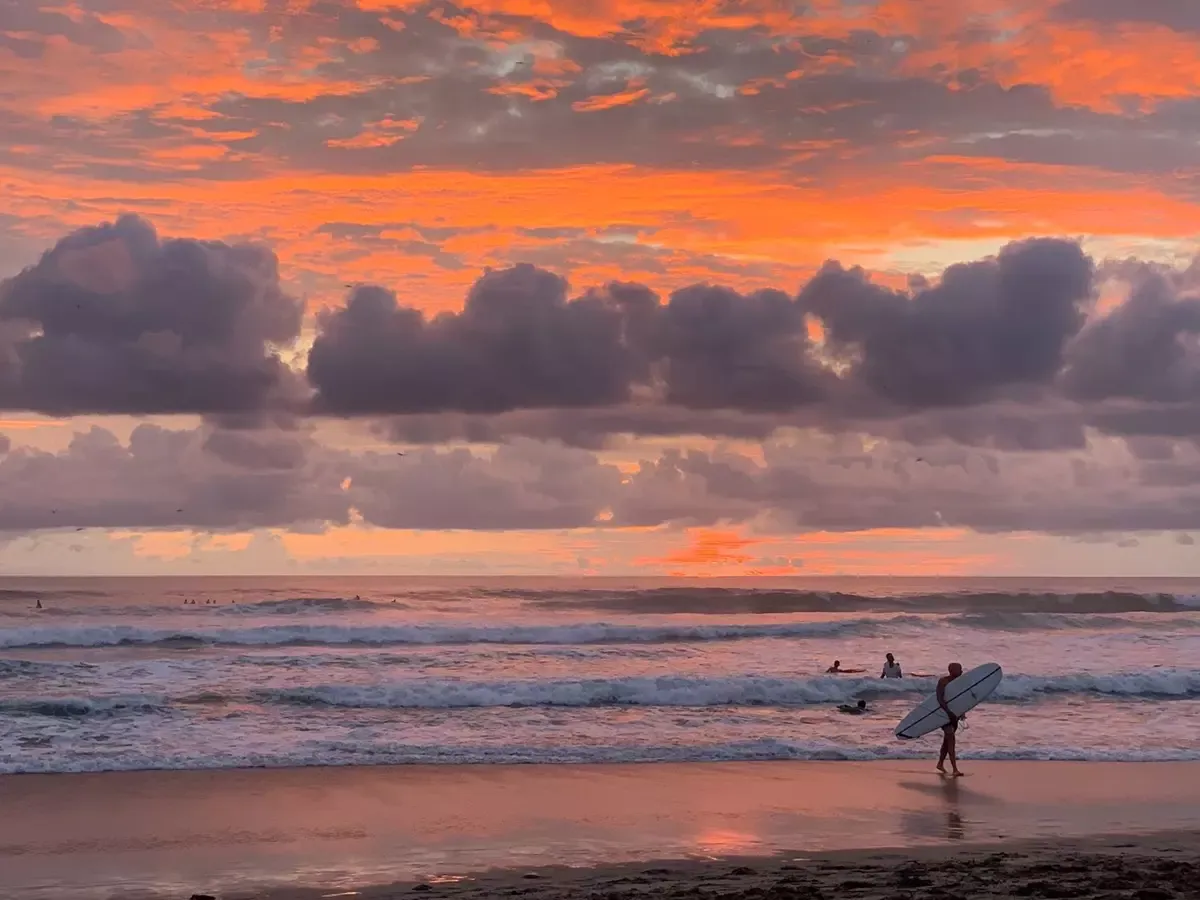 Sunset at Playa Guiones, Nosara, Costa Rica
