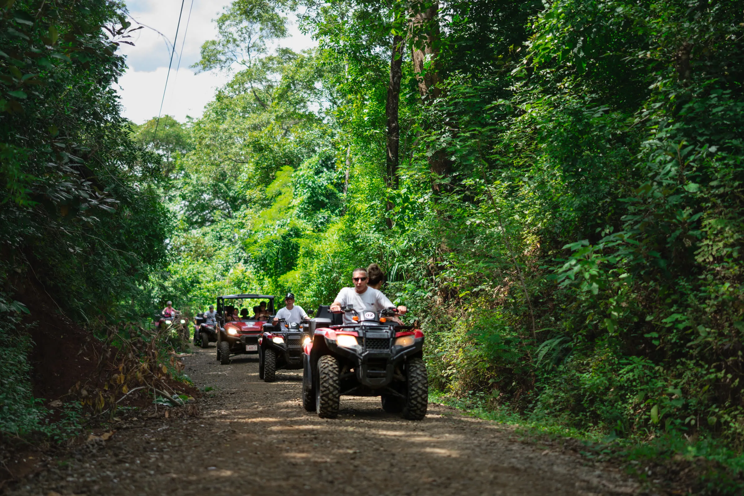 Family ATV ride through the Nosara jungle, Costa Rica